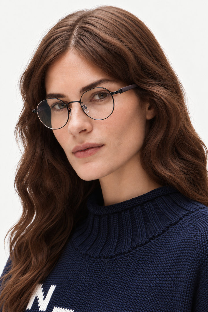 Round Sunglasses – Slim Frame & UV400 Eye Protection