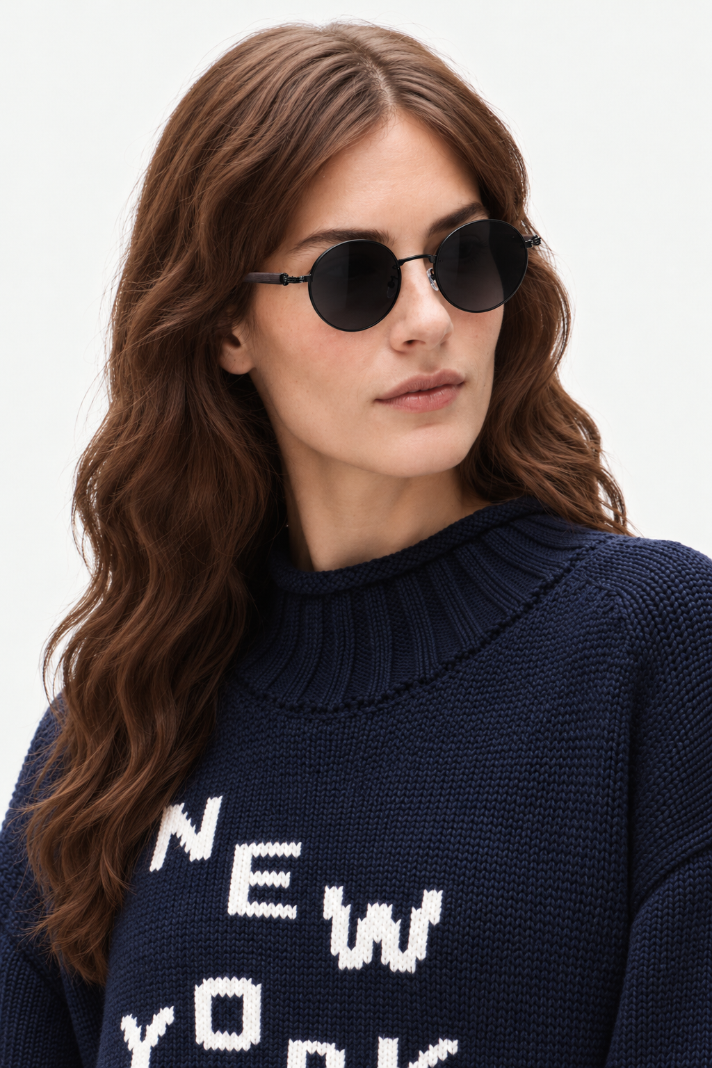 Round Sunglasses – Slim Frame & UV400 Eye Protection