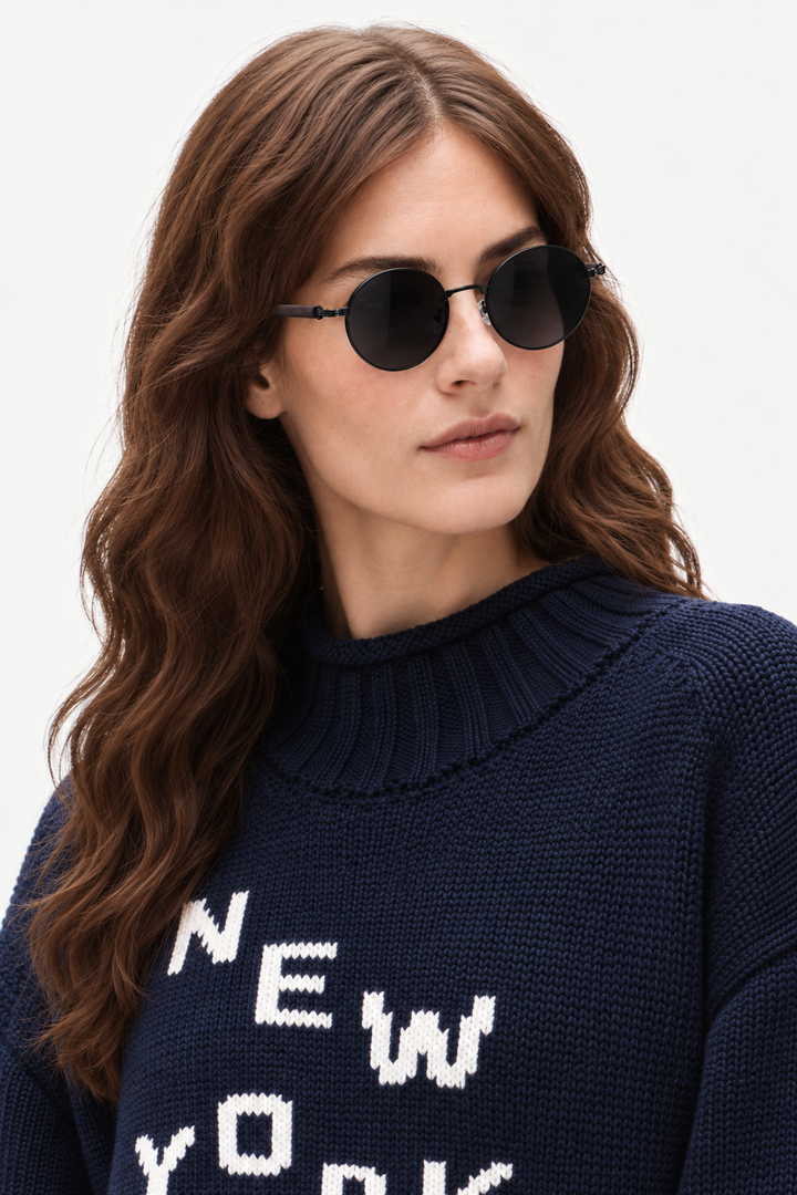 Round Sunglasses – Slim Frame & UV400 Eye Protection