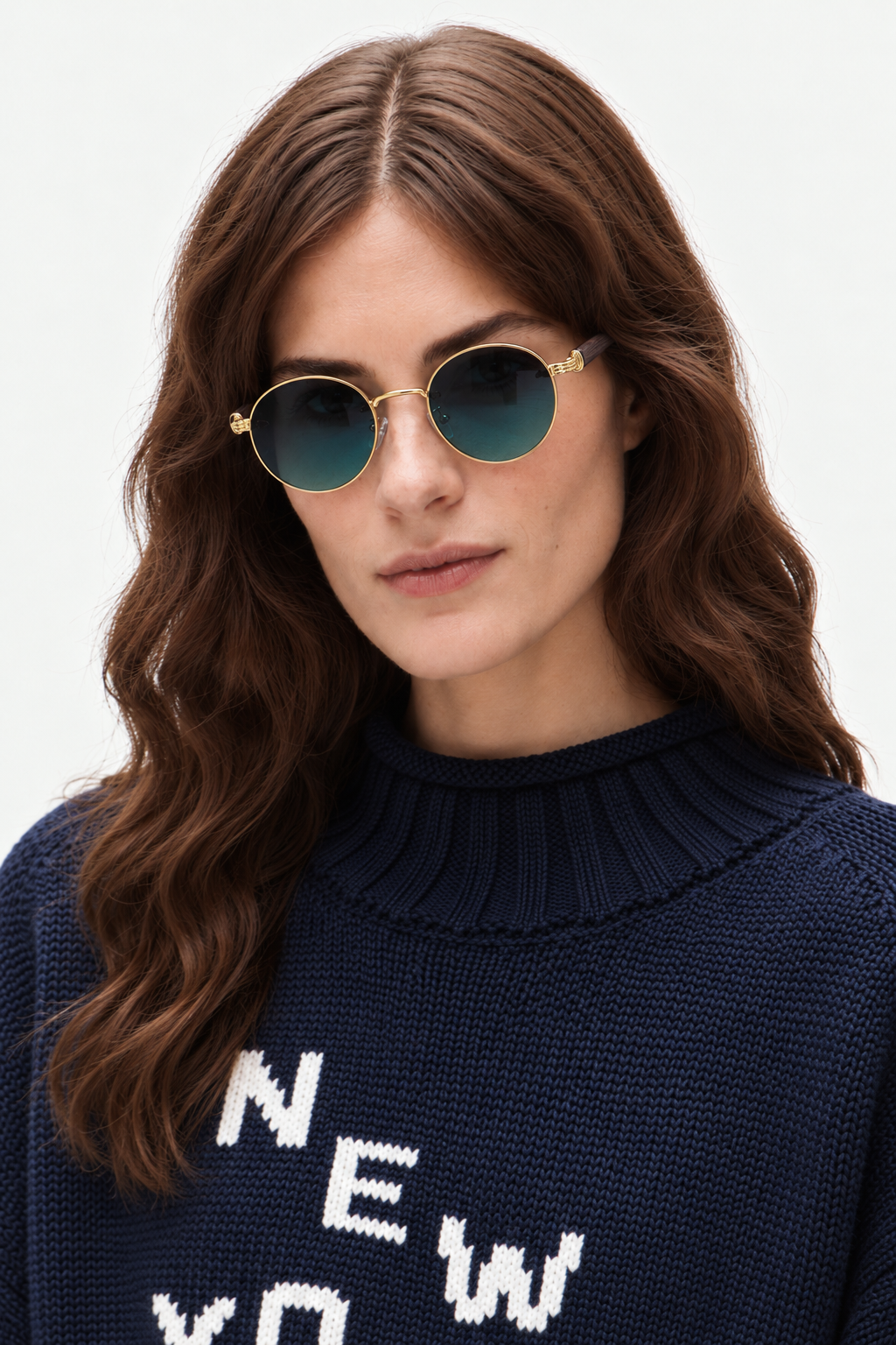 Round Sunglasses – Slim Frame & UV400 Eye Protection