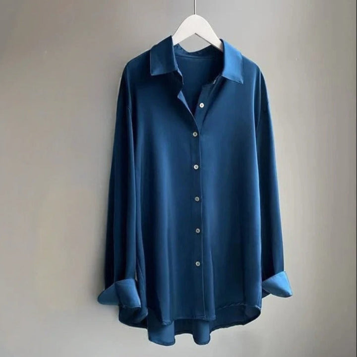 Soft Silk Blend Blouse Shirt