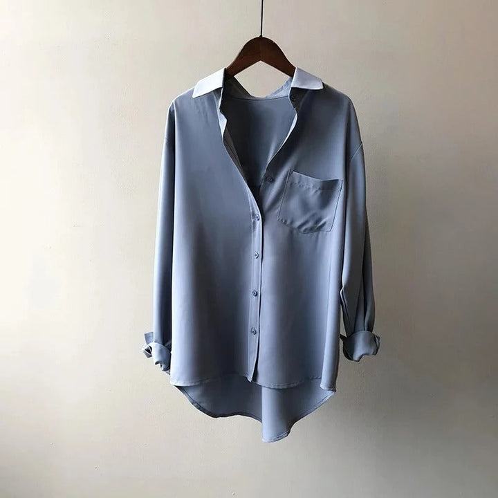 Soft Silk Blouse Shirt