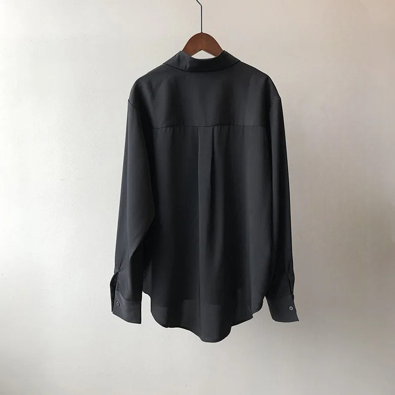 Soft Silk Blouse Shirt