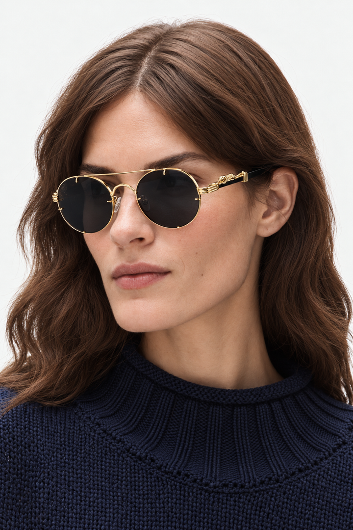 Sunglasses – Round Lenses & Polarized Glare Control