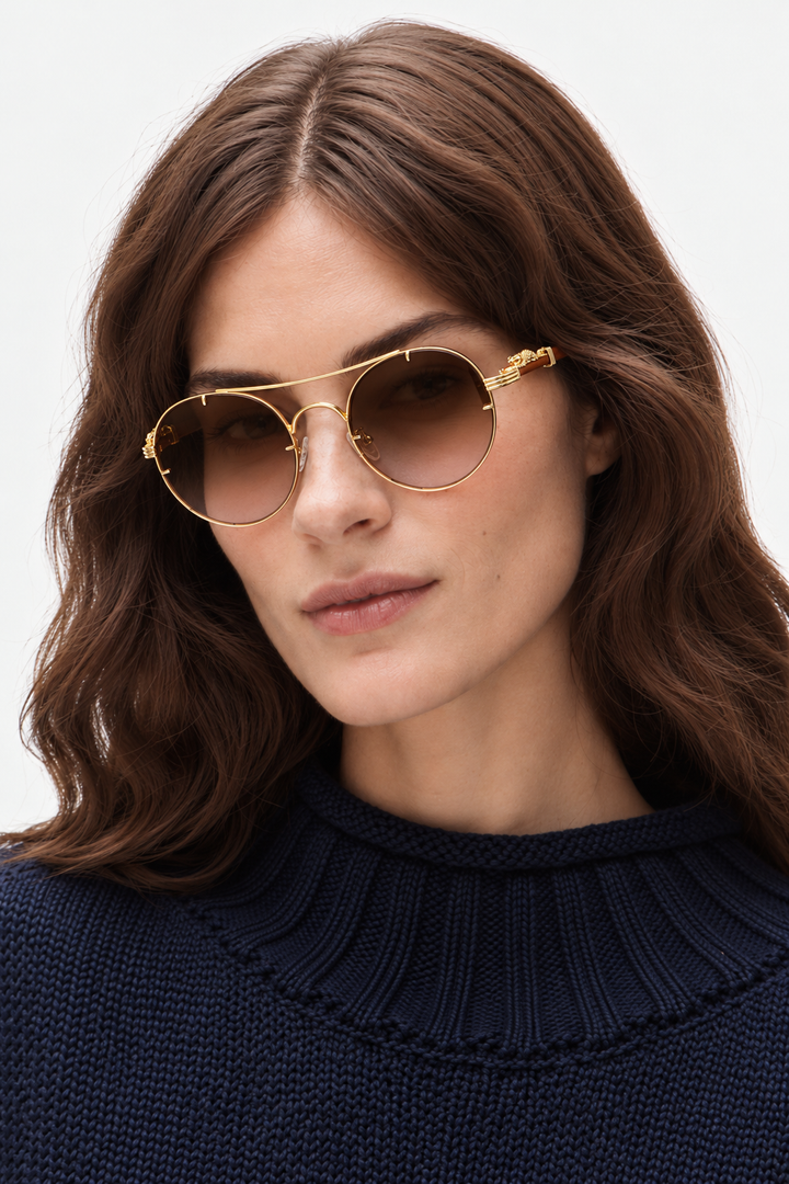Sunglasses – Round Lenses & Polarized Glare Control