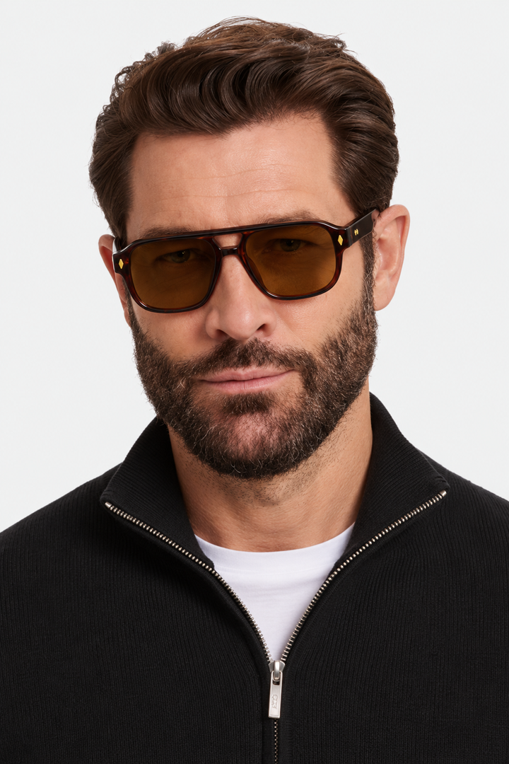 Sunglasses – Square Frame Design & UV400 Eye Protection