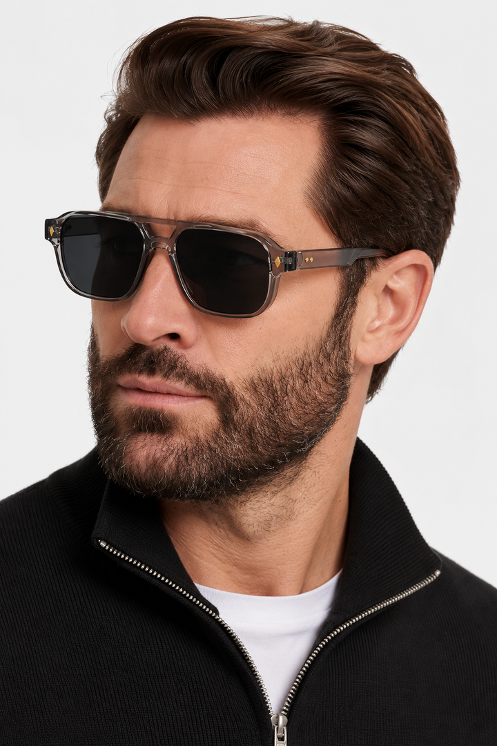 Sunglasses – Square Frame Design & UV400 Eye Protection