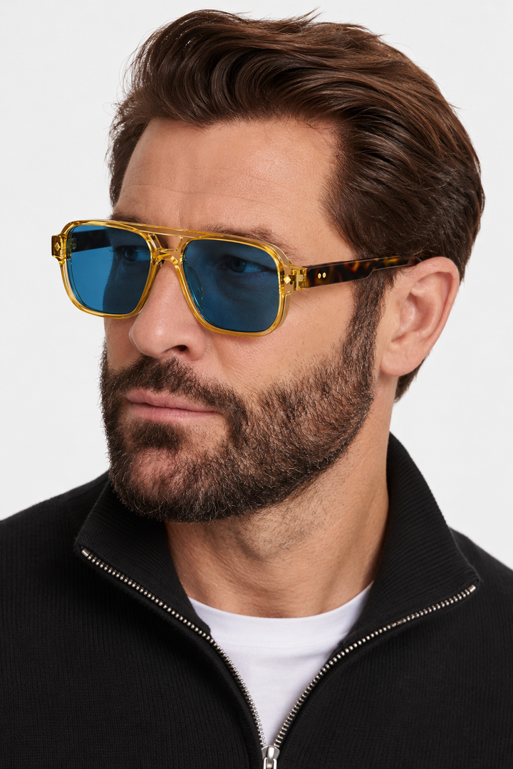 Sunglasses – Square Frame Design & UV400 Eye Protection