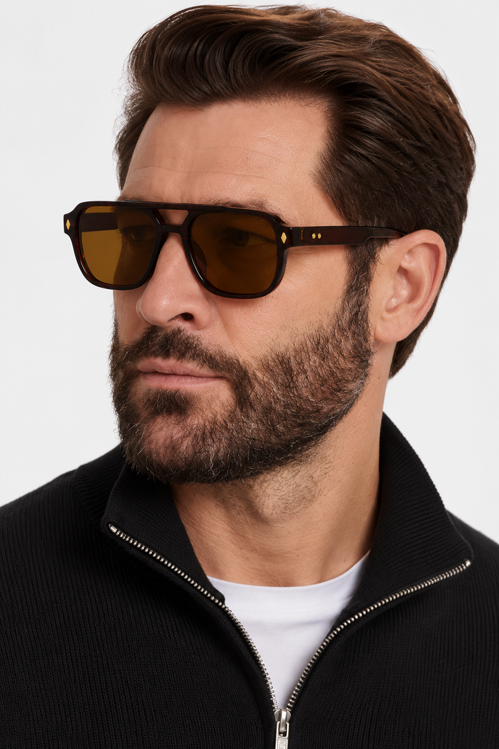 Sunglasses – Square Frame Design & UV400 Eye Protection