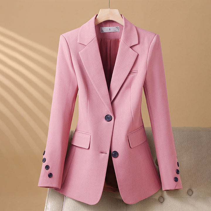 Tailored Fit Cotton Blazer