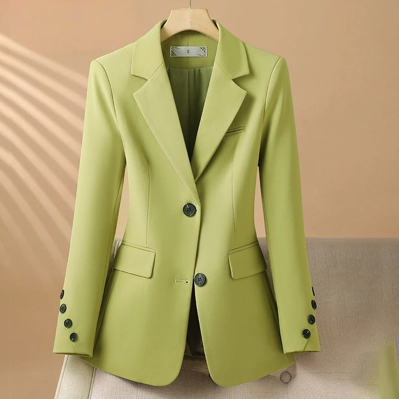 Tailored Fit Cotton Blazer