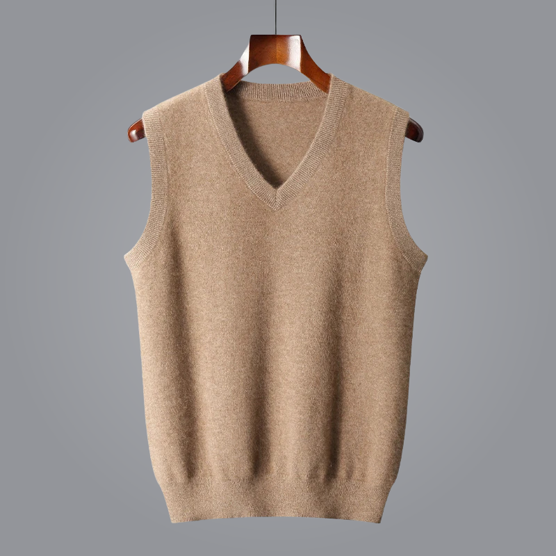 V-Neck Cashmere Vest