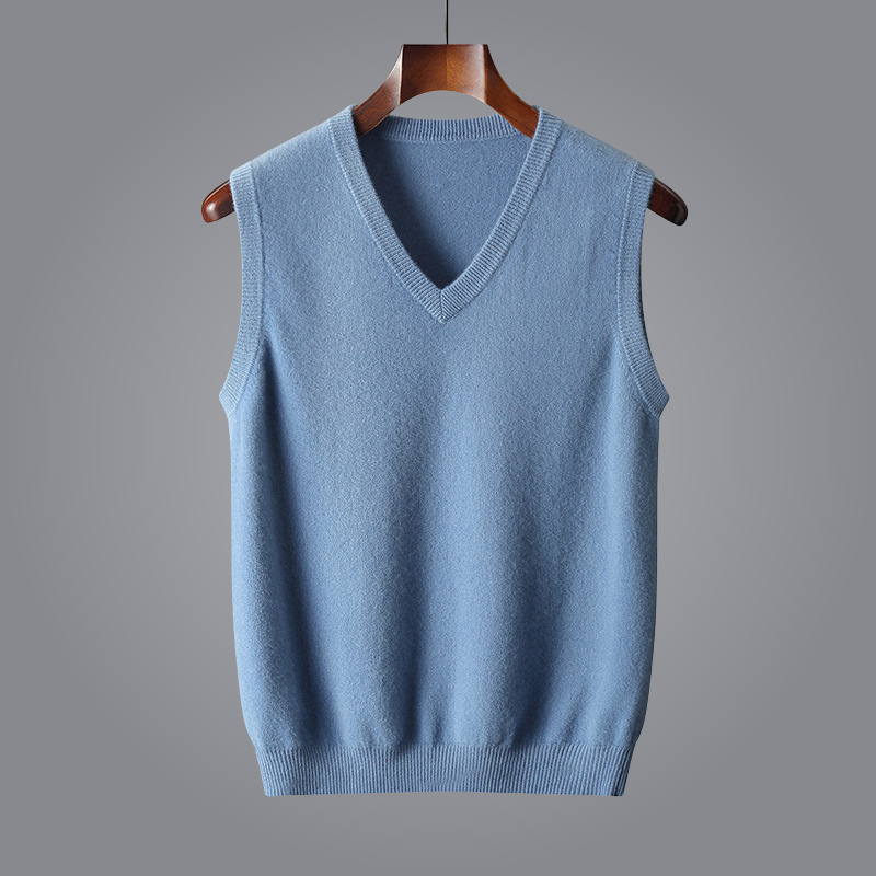 V-Neck Cashmere Vest