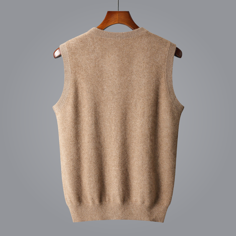 V-Neck Cashmere Vest