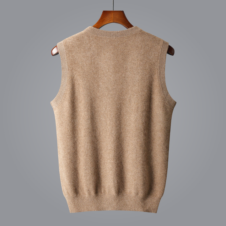 V-Neck Cashmere Vest