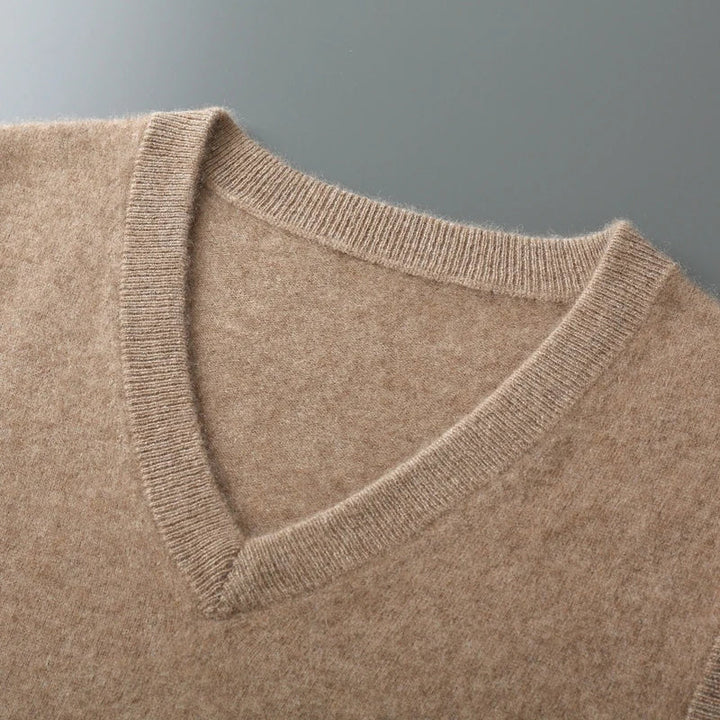 V-Neck Cashmere Vest