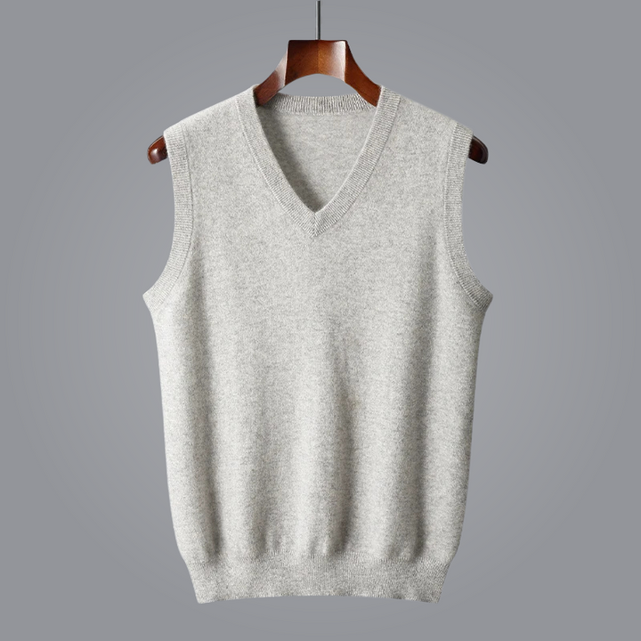 V-Neck Cashmere Vest