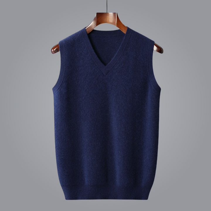 V-Neck Cashmere Vest