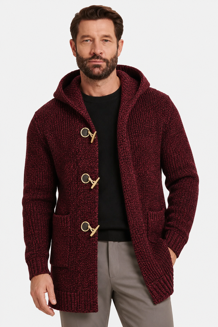Wool-Blend Hooded Cardigan – Relaxed Cut & Easy Layering