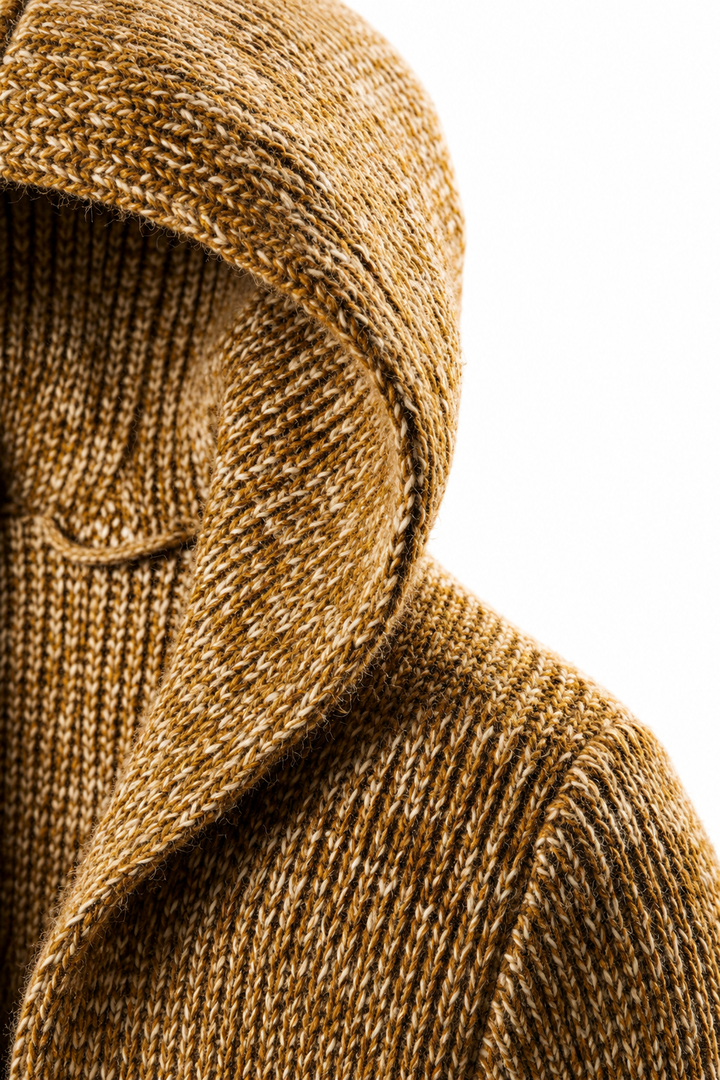 Wool-Blend Hooded Cardigan – Relaxed Cut & Easy Layering