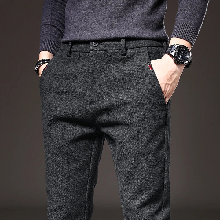 Wrinkle-Resistant Slim Fit Pants