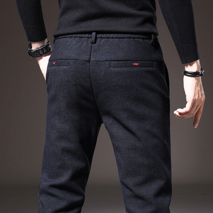 Wrinkle-Resistant Slim Fit Pants
