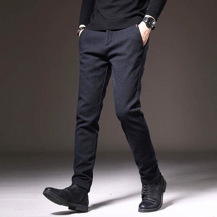 Wrinkle-Resistant Slim Fit Pants