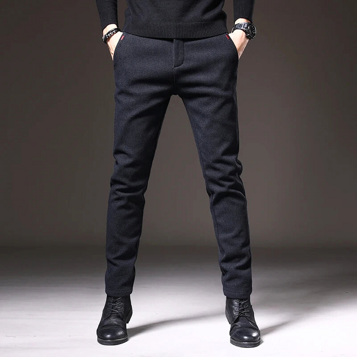 Wrinkle-Resistant Slim Fit Pants