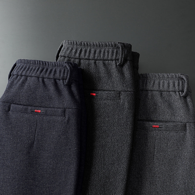 Wrinkle-Resistant Slim Fit Pants