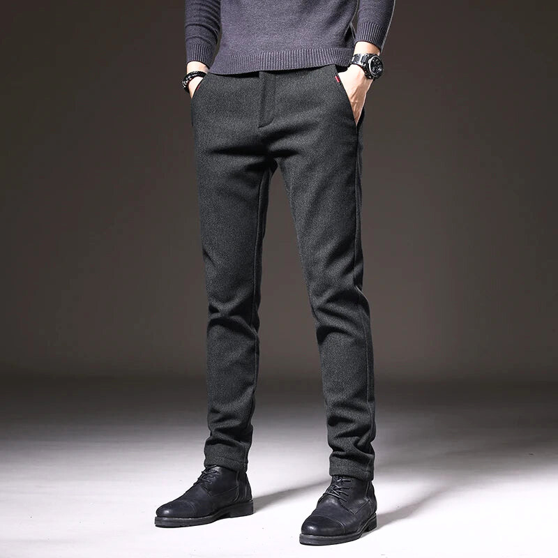 Wrinkle-Resistant Slim Fit Pants