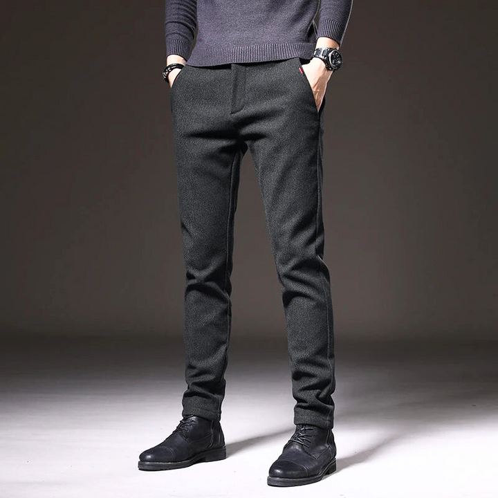 Wrinkle-Resistant Slim Fit Pants