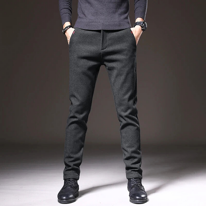 Wrinkle-Resistant Slim Fit Pants