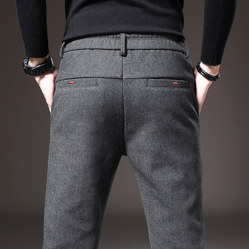 Wrinkle-Resistant Slim Fit Pants