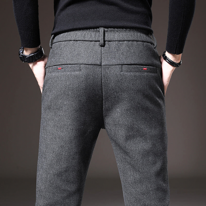 Wrinkle-Resistant Slim Fit Pants