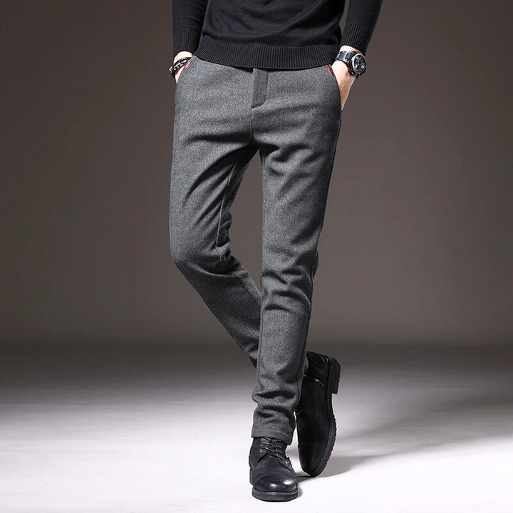 Wrinkle-Resistant Slim Fit Pants