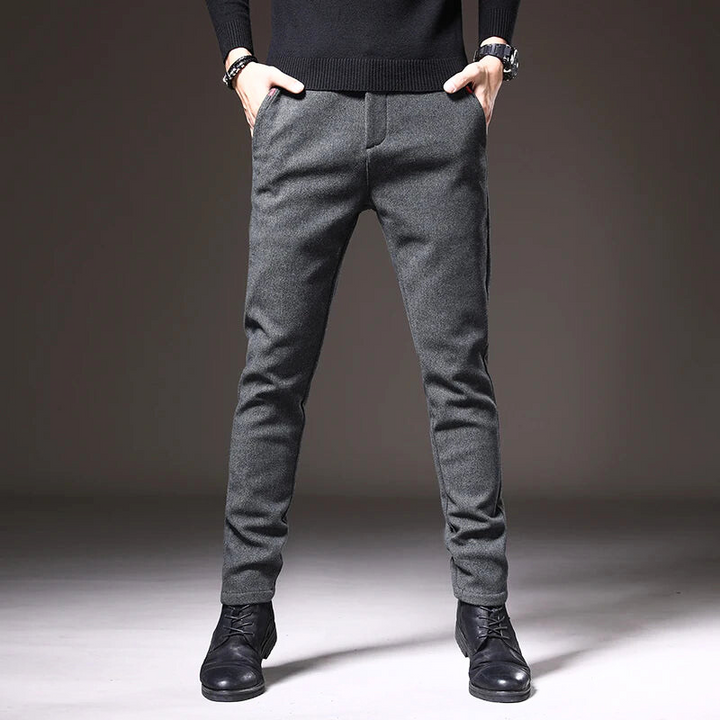 Wrinkle-Resistant Slim Fit Pants
